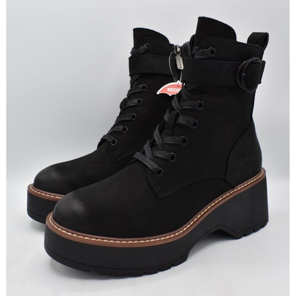Blondo Womens Size 9 Goner Black Suede Waterproof Fashion Boots Shoes - Picture 2 of 13